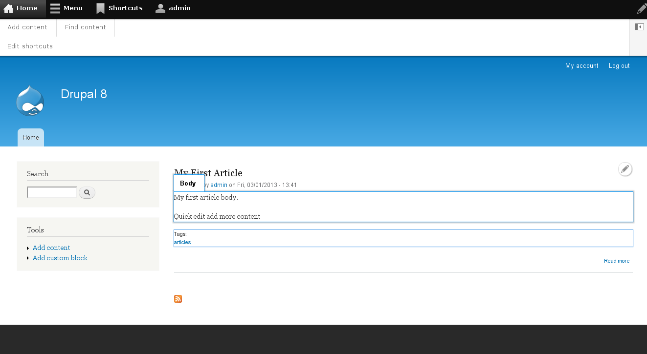 inline editing