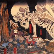Mitsukuni Defying the Skeleton Spectre Invoked by Princess Takiyasha